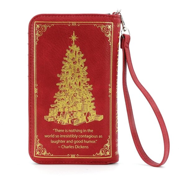 A Christmas Carol Book Cover Wallet Wristlet - Picture 3 of 6